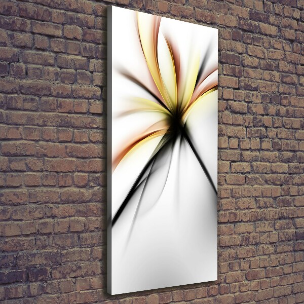 Wandbild vertikales Abstrakte Blume