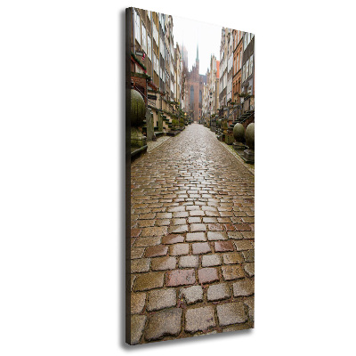 Wandbild vertikales Danzig, Polen