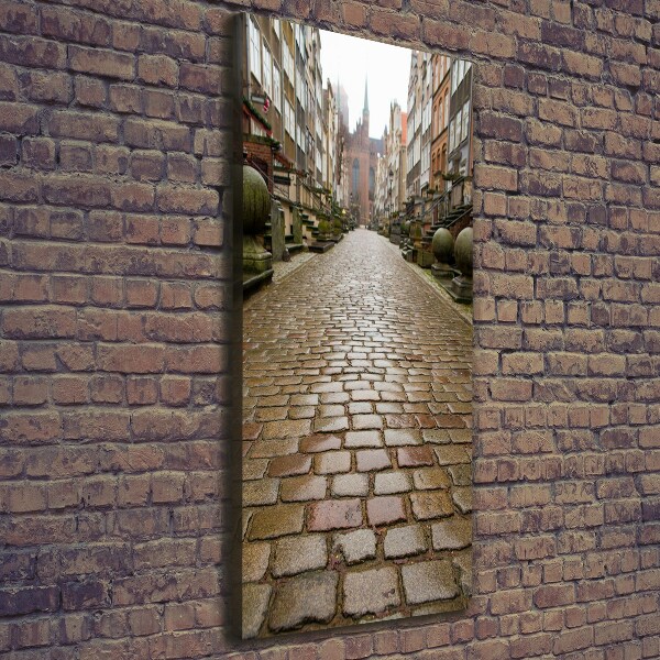 Wandbild vertikales Danzig, Polen