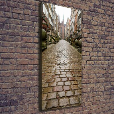 Wandbild vertikales Danzig, Polen