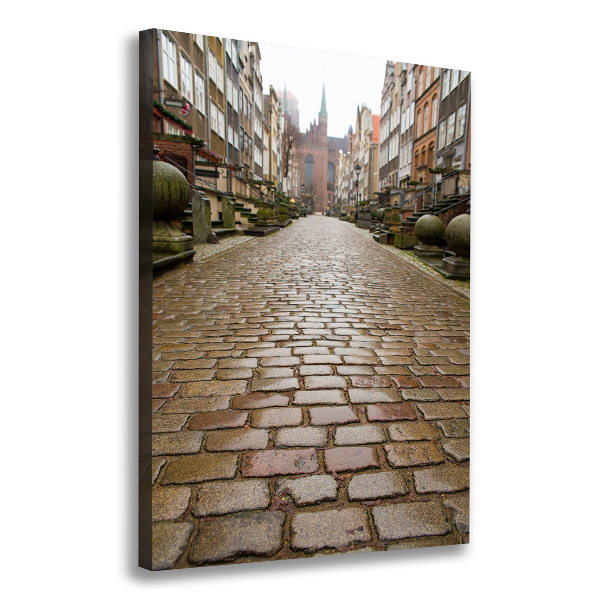 Wandbild vertikales Danzig, Polen