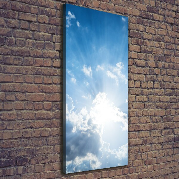 Wandbild vertikales Wolken am Himmel