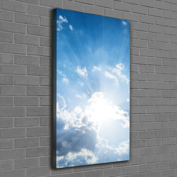 Wandbild vertikales Wolken am Himmel