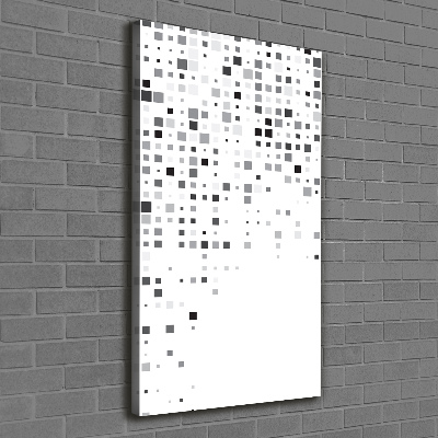 Foto auf leinwand vertikales Abstraktionsquadrate