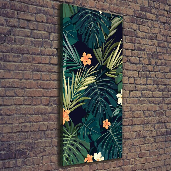 Wandbild vertikales Hawaiianische Blumen