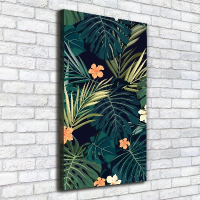 Wandbild vertikales Hawaiianische Blumen