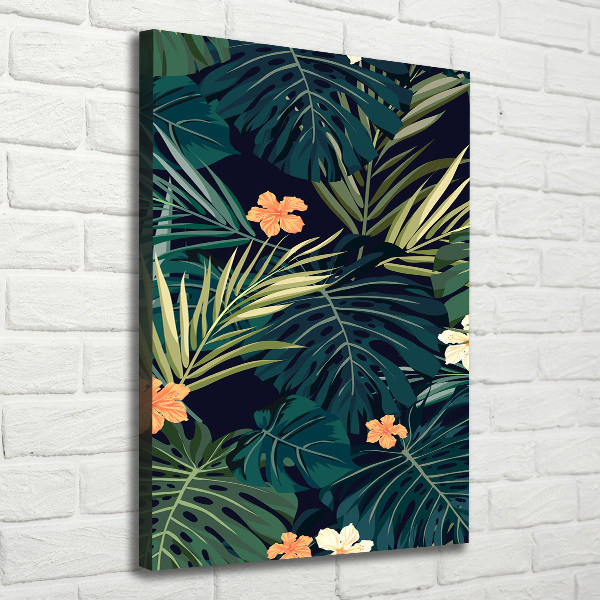 Wandbild vertikales Hawaiianische Blumen