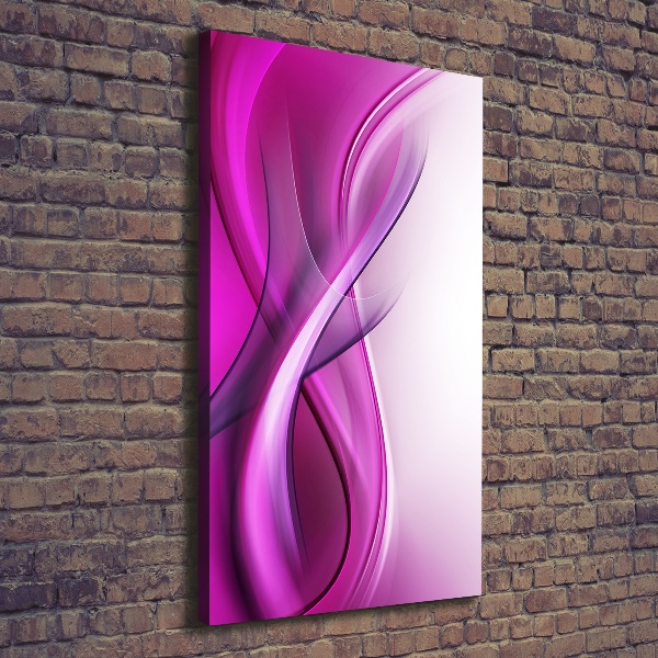 Foto leinwand vertikales Wellen im Hintergrund