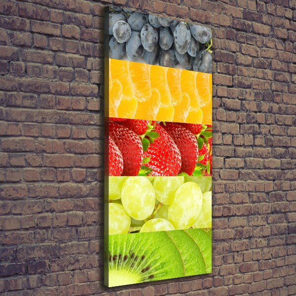 Wandbild vertikales Obst
