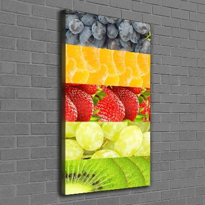 Wandbild vertikales Obst