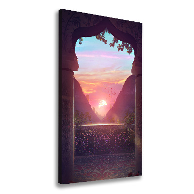 Foto auf leinwand vertikales Östliche Architektur