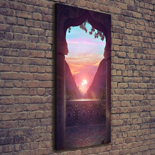 Foto auf leinwand vertikales Östliche Architektur