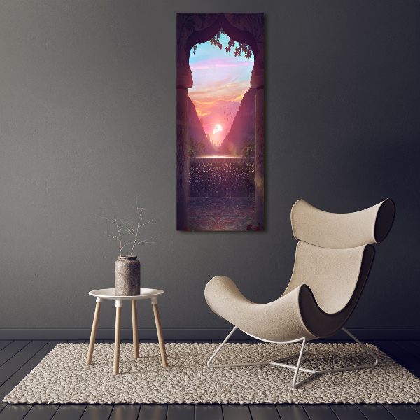 Foto auf leinwand vertikales Östliche Architektur