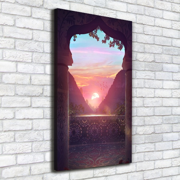 Foto auf leinwand vertikales Östliche Architektur