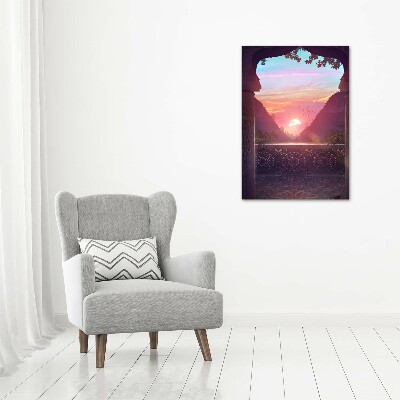 Foto auf leinwand vertikales Östliche Architektur