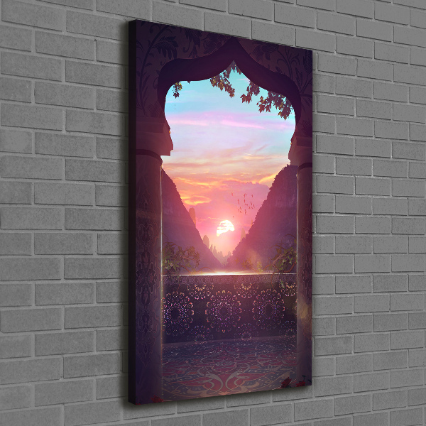 Foto auf leinwand vertikales Östliche Architektur