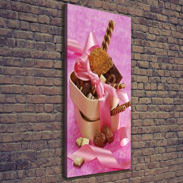Foto leinwand vertikales Süßigkeiten