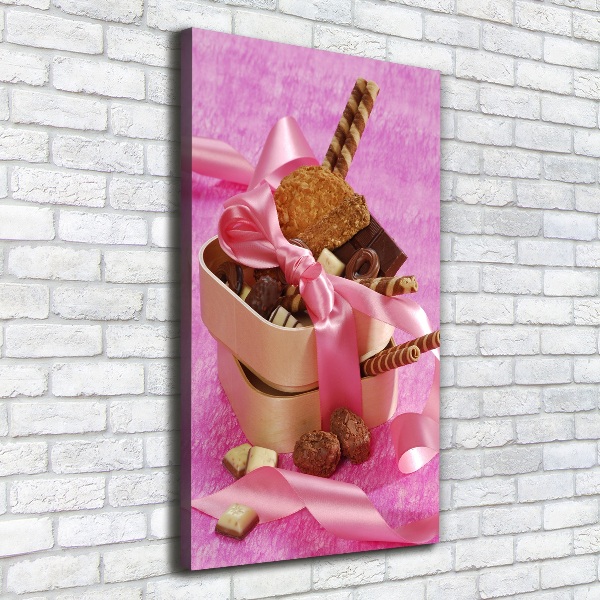 Foto leinwand vertikales Süßigkeiten