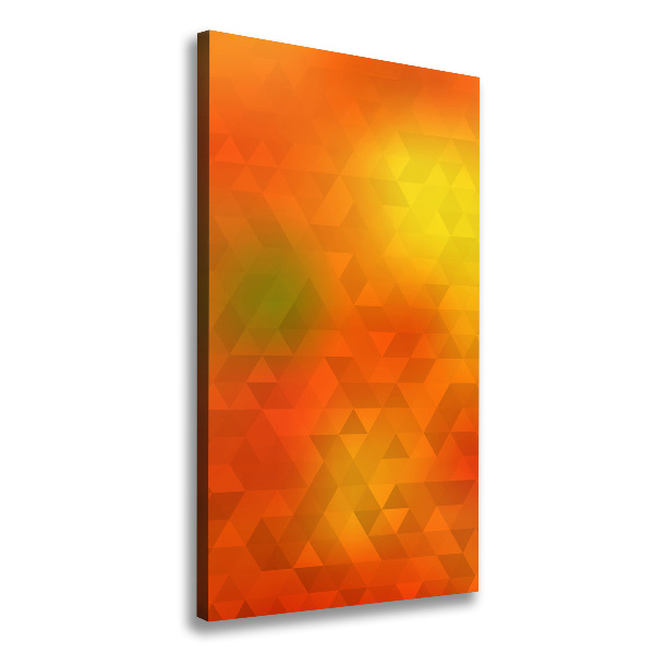 Foto leinwand vertikales Abstrakte Dreiecke