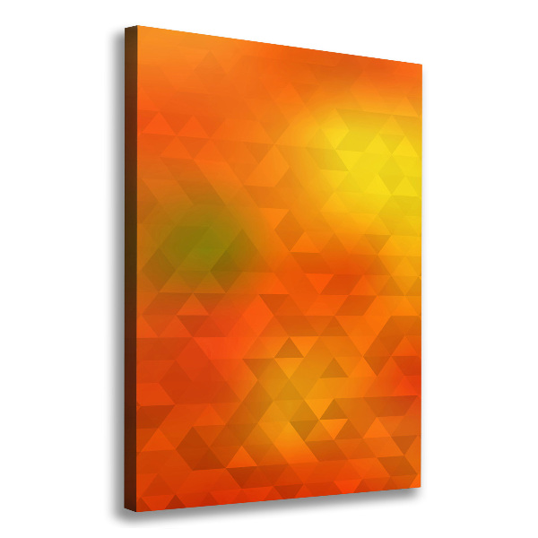 Foto leinwand vertikales Abstrakte Dreiecke