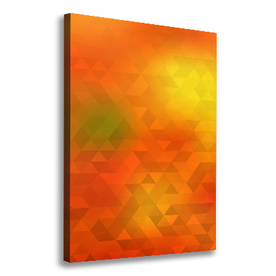Foto leinwand vertikales Abstrakte Dreiecke