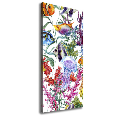 Wandbild vertikales Unterwasserwelt