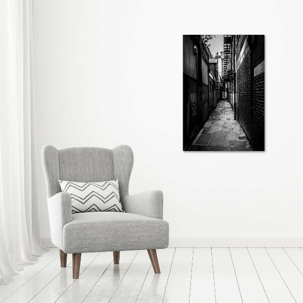 Wandbild vertikales Stadtstraßen