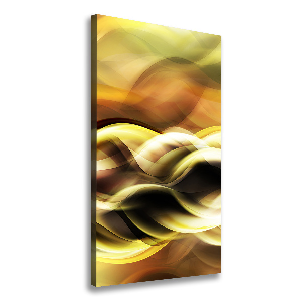 Foto leinwand vertikales Goldenes Licht
