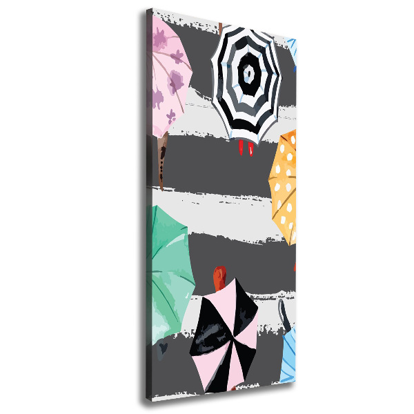 Wandbild vertikales Bunte Regenschirme