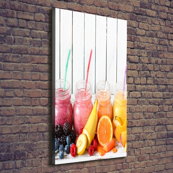 Foto auf leinwand vertikales Farbenfrohe Cocktails