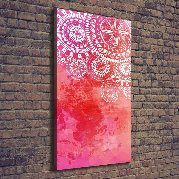 Foto auf leinwand vertikales Ornamente