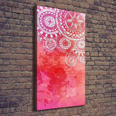 Foto auf leinwand vertikales Ornamente