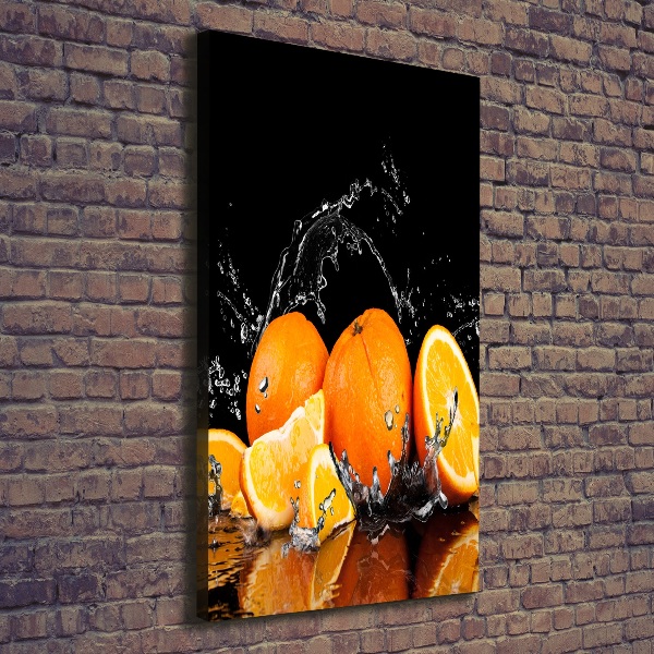 Wandbild vertikales Orangen