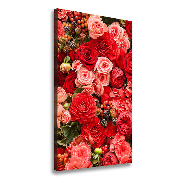 Wandbild vertikales Ein Blumenstrauß