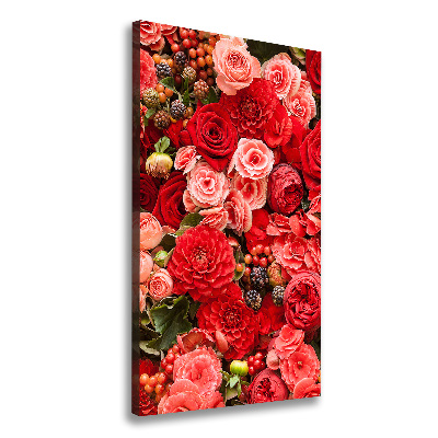 Wandbild vertikales Ein Blumenstrauß