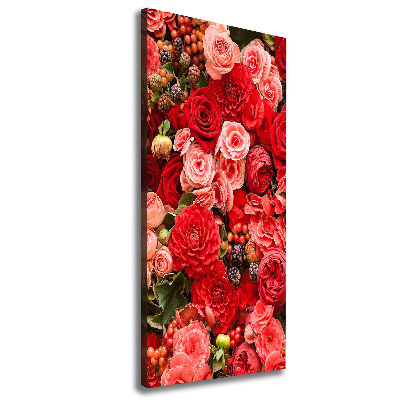 Wandbild vertikales Ein Blumenstrauß