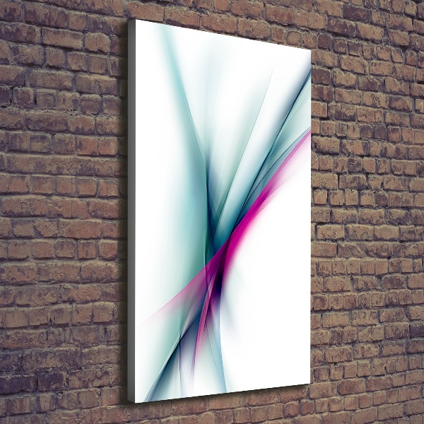 Foto leinwand vertikales Abstrakte Wellen