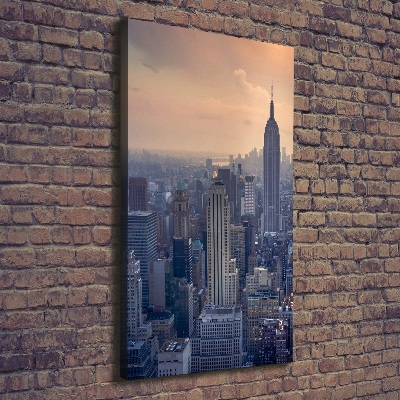 Wandbild vertikales Manhattan, New York