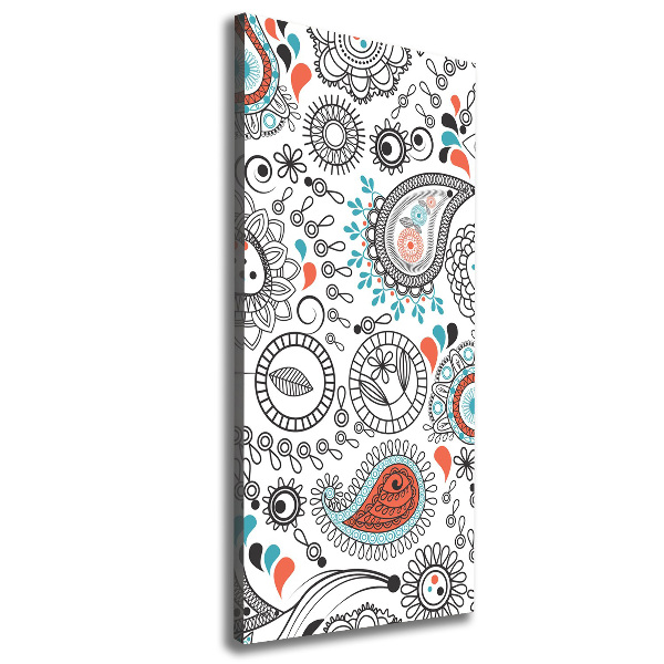 Wandbild vertikales Ornamente