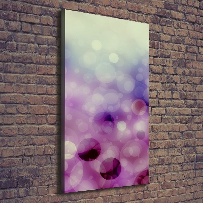 Foto auf leinwand vertikales Lila Felgen