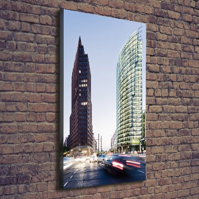 Foto auf leinwand vertikales Wolkenkratzer