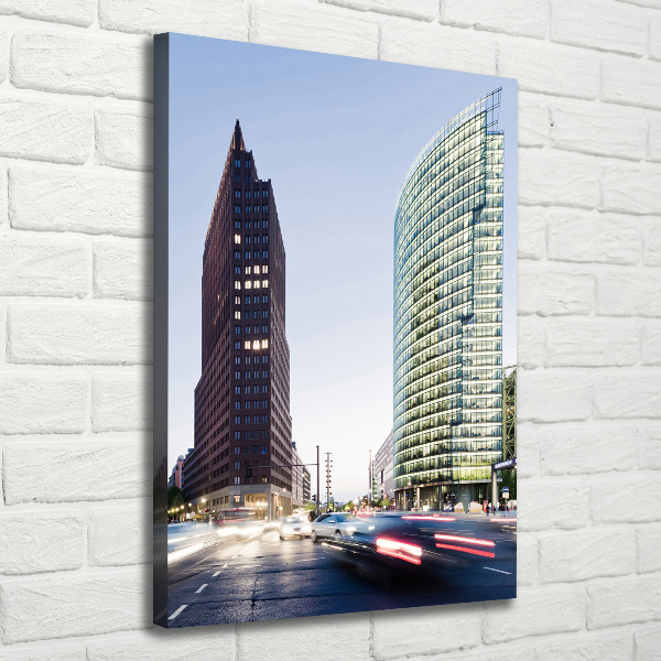 Foto auf leinwand vertikales Wolkenkratzer