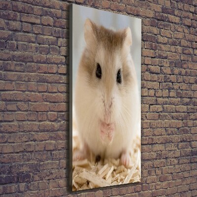 Foto auf leinwand vertikales Hamster
