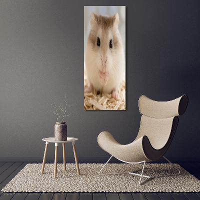 Foto auf leinwand vertikales Hamster