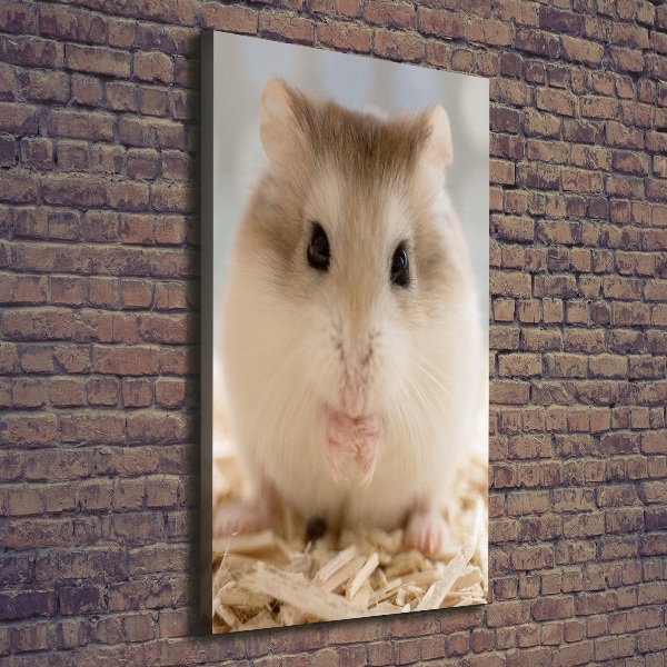 Foto auf leinwand vertikales Hamster