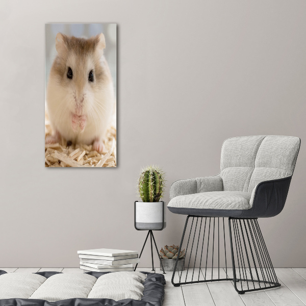 Foto auf leinwand vertikales Hamster