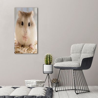 Foto auf leinwand vertikales Hamster