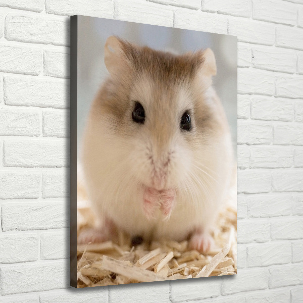 Foto auf leinwand vertikales Hamster
