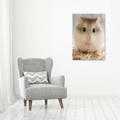 Foto auf leinwand vertikales Hamster