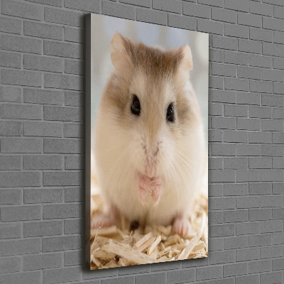 Foto auf leinwand vertikales Hamster